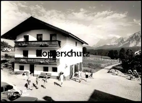 ÄLTERE POSTKARTE ROHRMOOS FLECHLHOF GÄSTEHAUS FRANZ LETTNER Untertal Schladming Pichl-Preunegg Ansichtskarte AK postcard