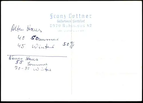 ÄLTERE POSTKARTE ROHRMOOS FLECHLHOF GÄSTEHAUS FRANZ LETTNER Untertal Schladming Pichl-Preunegg Ansichtskarte AK postcard