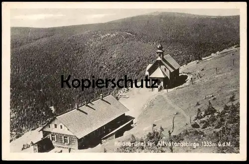 ALTE POSTKARTE HEIDEBRÜNEL IM ALTVATERGEBIRGE HEIDEBRÜNNEL Heidebrünnl Altvater Vresová studánka Wiesenberg postcard cpa