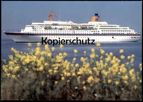 2 X ÄLTERE POSTKARTE MS EUROPA KREUZFAHRTSCHIFF DAMPFER HAPAG LLOYD Schiff Motorschiff ship bateau AK cpa postcard