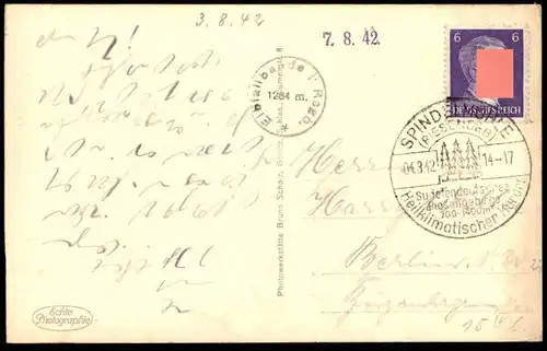 ALTE POSTKARTE RIESENGEBIRGE DER ELBGRUND Elbegrund Labsky Dul Czech Republic Ceska Republika Ansichtskarte postcard AK