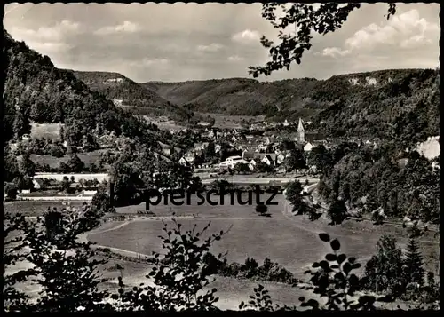 ÄLTERE POSTKARTE FÜNFTÄLERSTADT GEISLINGEN AN DER STEIGE PANORAMA  GESAMTANSICHT TOTALANSICHT Ansichtskarte cpa postcard