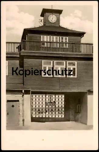 ALTE POSTKARTE LAGER BUCHENWALD BEI WEIMAR HAUPTEINGANG EHEMALIGES KONZENTRATIONSLAGER Concentration Camp KZ cpa