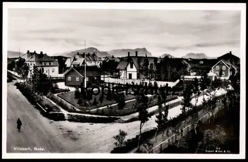 ALTE POSTKARTE BODO VILLAPARTI 1942 Bodø Norwegen Norway Norge Norvege Ansichtskarte AK cpa postcard