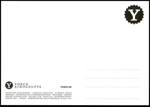 ÄLTERE POSTKARTE ZEBRA DIE BESTEN STREIFEN AUSSERHALB DES ZOOS BERLIN KINO WERBUNG Zoo postcard AK cpa Ansichtskarte