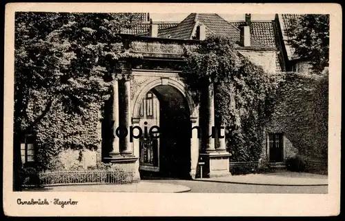 ALTE POSTKARTE OSNABRÜCK HEGERTOR HEGER TOR Ansichtskarte AK postcard cpa