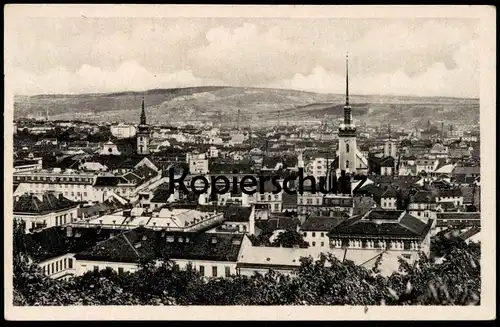 ALTE POSTKARTE BRÜNN GESAMTANSICHT 1944 TOTALANSICHT TOTAL BRNO CELKOVY POHLED BÖHMEN ceska republika czech republic cpa