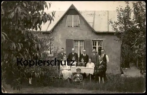 ALTE POSTKARTE HAUS VILLA FAMILIE OTTO SCHARFF PERSONEN ARCHITEKTUR Landau ? München ? Porträt Papst Julius postcard cpa