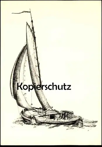 ÄLTERE POSTKARTE DE VAART ER IN ! TEKENING D. B. V. D. WAL SEGELSCHIFF Schiff ship cpa postcard AK Ansichtskarte