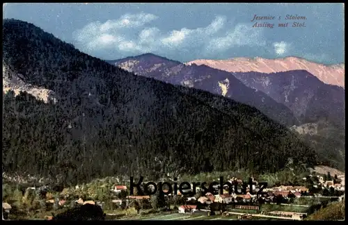 ALTE POSTKARTE JESENICE S STOLOM ASSLING MIT STOL PANORAMA Slovenija Slowenien Slovenia Ansichtskarte cpa postcard