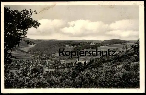 ALTE POSTKARTE DAS SCHÖNE WIEDTAL BLICK VOM GLOCKSCHEID AUF HAUSEN BEI WALDBREITBACH Ansichtskarte AK cpa postcard