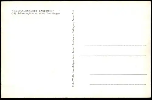 ALTE POSTKARTE SCHWERINGHAUSEN NIEDERSÄCHSISCHER BAUERNHOF ALLEE BAUERNHAUS EHRENBURG SCHWAFÖRDEN AK cpa postcard