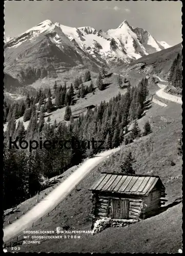 ÄLTERE POSTKARTE GROSSGLOCKNER HOCHALPENSTRASSE SÜDRAMPE MIT GROSSGLOCKNER cpa postcard AK Ansichtskarte