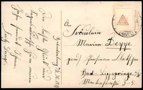 ALTE POSTKARTE PROSIT NEUJAHR 1 MANN & SEKT ALKOHOL MOND Champagne Sleigh sparkling wine surrealsime Ansichtskarte cpa