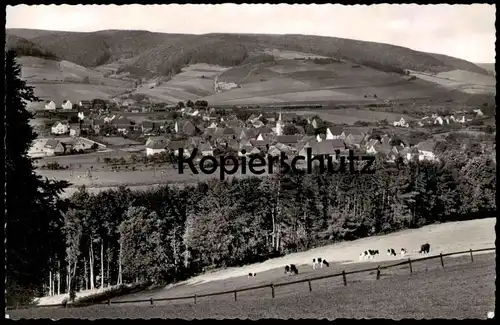 ÄLTERE POSTKARTE OTTBERGEN WESTERBERGLAND PANORAMA GESAMTANSICHT WESTFALEN HÖXTER Ansichtskarte AK cpa postcard