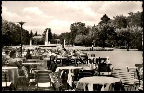 ÄLTERE POSTKARTE BAD OEYNHAUSEN KONZERTPLATZ Springbrunnen Park Kurpark Ansichtskarte AK postcard cpa