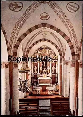 ÄLTERE POSTKARTE PFARRKIRCHE PETER UND PAUL SCHMALLENBERG DECKENMALEREI Kirche church église cpa postcard Ansichtskarte