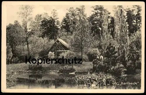 ALTE POSTKARTE HARTHECK TEICH GASCHWITZ MARKKLEEBERG Ansichtskarte AK cpa postcard