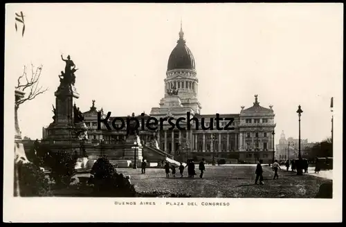 ALTE POSTKARTE BUENOS AIRES PLAZA DEL CONGRESO ARGENTINA ARGENTINIEN Ansichtskarte postcard cpa AK