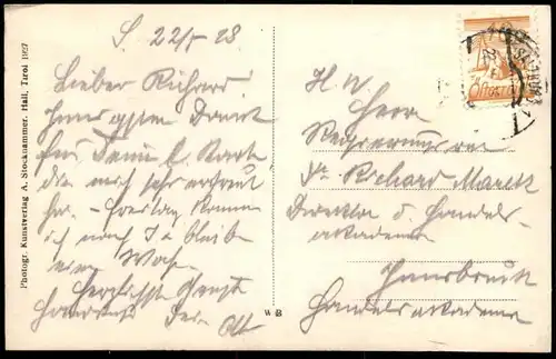 ALTE POSTKARTE SALZBURG FESTUNG HOF BAUM 1928 Ansichtskarte AK postcard cpa