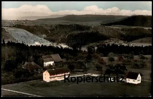 ÄLTERE POSTKARTE ALTOBERNDORF AM NECKAR PRIVATPENSION ALBBLICK  MIT VILLA BERGFRIEDEN Oberndorf Ansichtskarte postcard