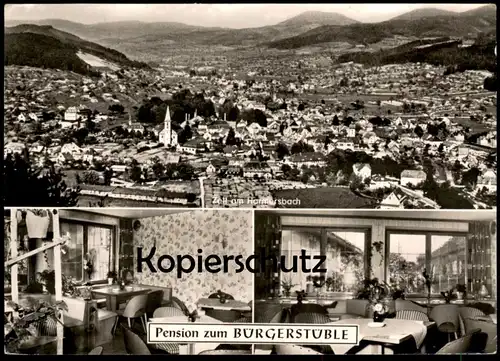 ÄLTERE POSTKARTE ZELL AM HARMERSBACH PENSION ZUM BÜRGERSTÜBLE BESITZER A. WILLMANN Ansichtskarte AK postcard cpa