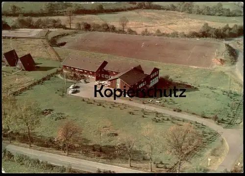 ÄLTERE POSTKARTE OBERHUNDEM JUGENDHERBERGE PANORAMA TOTALANSICHT Kirchhundem Sauerland Ansichtskarte cpa postcard AK