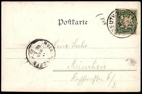 ALTE POSTKARTE BAYREUTH BAYREUTHER JEAN PAUL MONUMENT DENKMAL 1902 Ansichtskarte AK cpa postcard