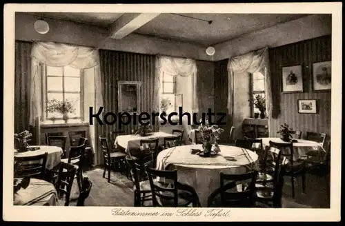 ALTE POSTKARTE WEIMAR GÄSTEZIMMER IM TIEFURTER SCHLOSS TIEFURT 1942 castle chateau Ansichtskarte AK postcard cpa