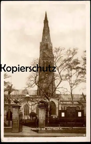 ALTE POSTKARTE LEICESTER CATHEDRAL LEICESTERSHIRE church Kirche église postcard Ansichtskarte cpa AK