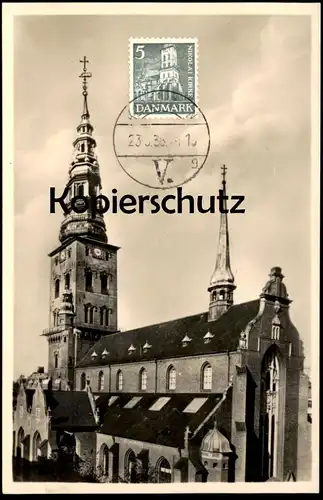 ALTE POSTKARTE KOBENHAVN NICOLAI TAARN 1936 TOWER TURM TOUR Kopenhagen Kobenhaven postcard cpa AK Ansichtskarte