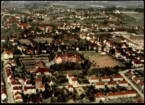 ÄLTERE POSTKARTE PADERBORN JOSEFS-KRANKENHAUS BRÜDERKRANKENHAUS LUFTBILD Hospital Barmherzige Brüder Ansichtskarte AK