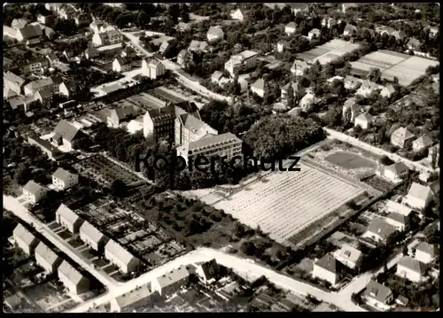 ÄLTERE POSTKARTE PADERBORN JOSEFS-KRANKENHAUS BRÜDERKRANKENHAUS LUFTBILD Hospital Barmherzige Brüder Ansichtskarte AK