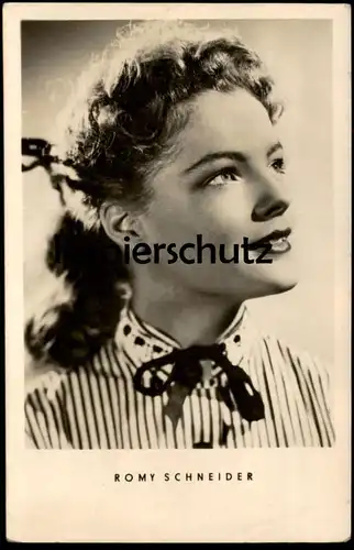 ALTE POSTKARTE ROMY SCHNEIDER FILM-SCHAUSPIELERIN VEB VOLKSKUNSTVERLAG REICHENBACH DDR actress acteur Film Foto postcard