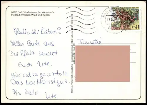 ÄLTERE POSTKARTE BAD DÜRKHEIM CHRONIK Chronikkarte chronique chronicle storycard Ansichtskarte cpa postcard