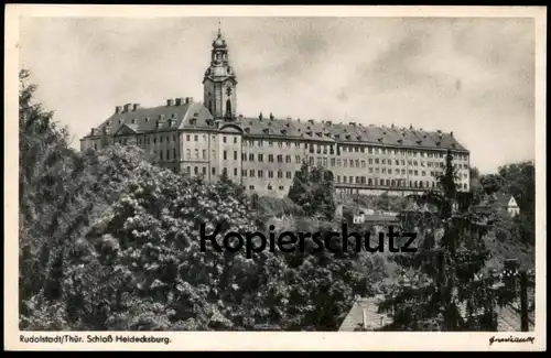 ALTE POSTKARTE RUDOLSTADT THÜRINGEN SCHLOSS HEIDECKSBURG castle chateau Ansichtskarte AK cpa postcard