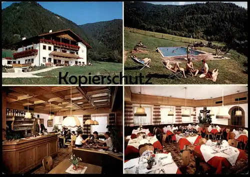 ÄLTERE POSTKARTE LÜSEN LUSON LÜSNERHOF FAMILIE HINTEREGGER Südtirol Alto Adige Dolomiti Italia italy Ansichtskarte AK