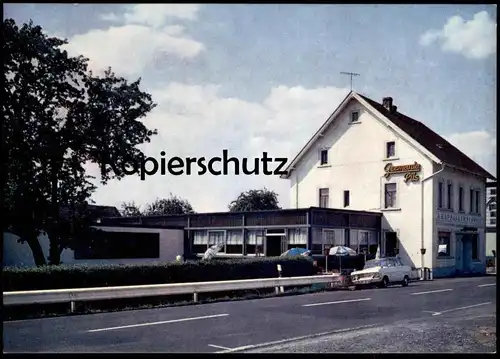 ÄLTERE POSTKARTE BRUCHERTSEIFEN GASTHOF KROPPACHER SCHWEIZ BESITZER E. WEEKE HAMM (SIEG) GERMANIA PILS BIER postcard cpa