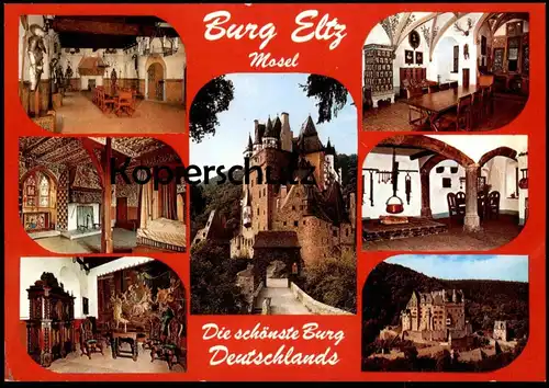 ÄLTERE POSTKARTE BURG ELTZ DIE SCHÖNSTE BURG Wierschem Maifeld Polch Schloss castle chateau Ansichtskarte cpa postcard
