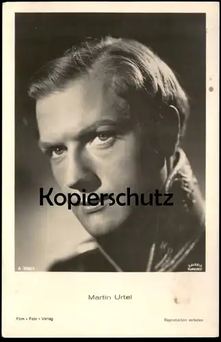 DREI ALTE POSTKARTEN FILM-SCHAUSPIELER MARTIN URTEL WILLI ROSE JOSEF SIEBER actor acteur AK Ansichtskarte postcard cpa