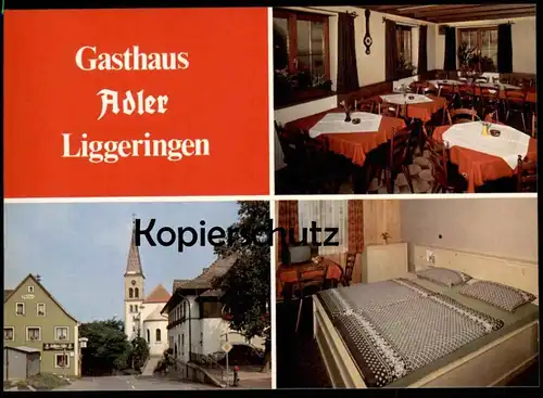 ÄLTERE POSTKARTE LIGGERINGEN GASTHAUS ADLER FAMILIE ZUNFTMEISTER RADOLFZELL Barometer Ansichtskarte cpa postcard