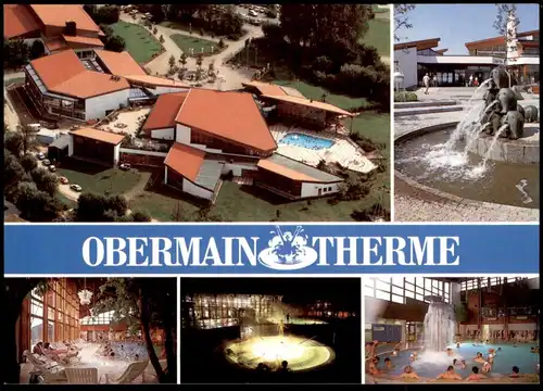 ÄLTERE POSTKARTE OBERMAIN THERME STAFFELSTEIN BAD THERMALBAD WELLNESS SOLE Ansichtskarte AK cpa postcard