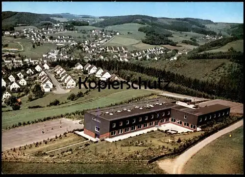 ÄLTERE POSTKARTE JUGENDHERBERGE MORSBACH SIEG TOTALANSICHT PANORAMA Gesamtansicht Total Ansichtskarte cpa AK postcard