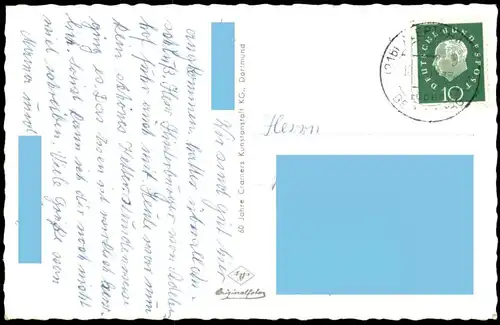 ÄLTERE POSTKARTE LUFTKURORT ALERTSHAUSEN KREIS WITTGENSTEIN PANORAMA Bad Berleburg Ansichtskarte AK cpa postcard