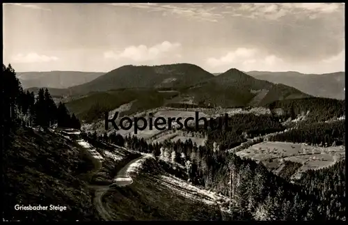 ÄLTERE POSTKARTE RENCHTAL GRIESBACHER STEIGE PANORAMA BAD PETERSTAL GRIESBACH Ansichtskarte postcard cpa AK