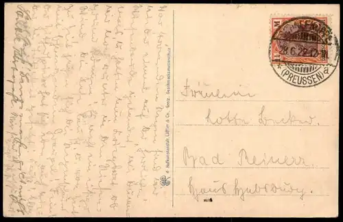 ALTE POSTKARTE RIESENGEBIRGE WIESENBAUDE MIT BLICK AUF SCHNEEKOPPE WANDERER Schlesien Ansichtskarte AK cpa postcard