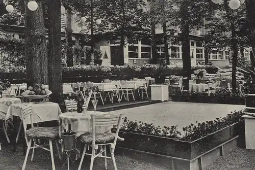 ALTE POSTKARTE BERLIN ZEHLENDORF ONKEL TOMS HÜTTE TANZDIELE UND PAVILLON COCKTAIL SEKT cpa postcard AK Ansichtskarte