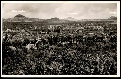 ÄLTERE POSTKARTE GÖPPINGEN HOHENSTAUFEN HOHENRECHBERG STUIFEN PANORAMA TOTALANSICHT Ansichtskarte postcard cpa