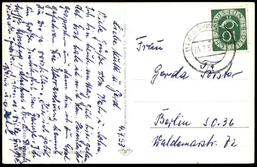 ÄLTERE POSTKARTE GÖPPINGEN HOHENSTAUFEN HOHENRECHBERG STUIFEN PANORAMA TOTALANSICHT Ansichtskarte postcard cpa