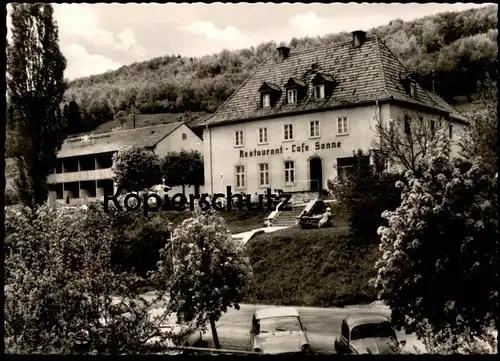 ÄLTERE POSTKARTE WÜRGAU BEI BAMBERG RESTAURANT CAFÉ SONNE BESITZER H. MÜLLER SCHESSLITZ Ansichtskarte AK cpa postcard